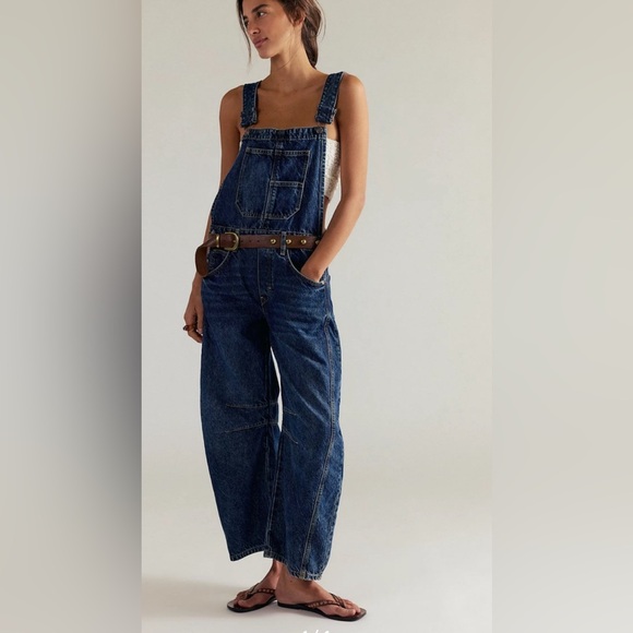 We The Free Good Luck Barrel Overalls - Picture 1 of 5